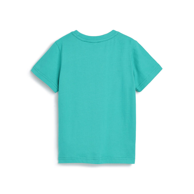 Boys Medium Green Graphic Printed Short Sleeve T-Shirt image number 1